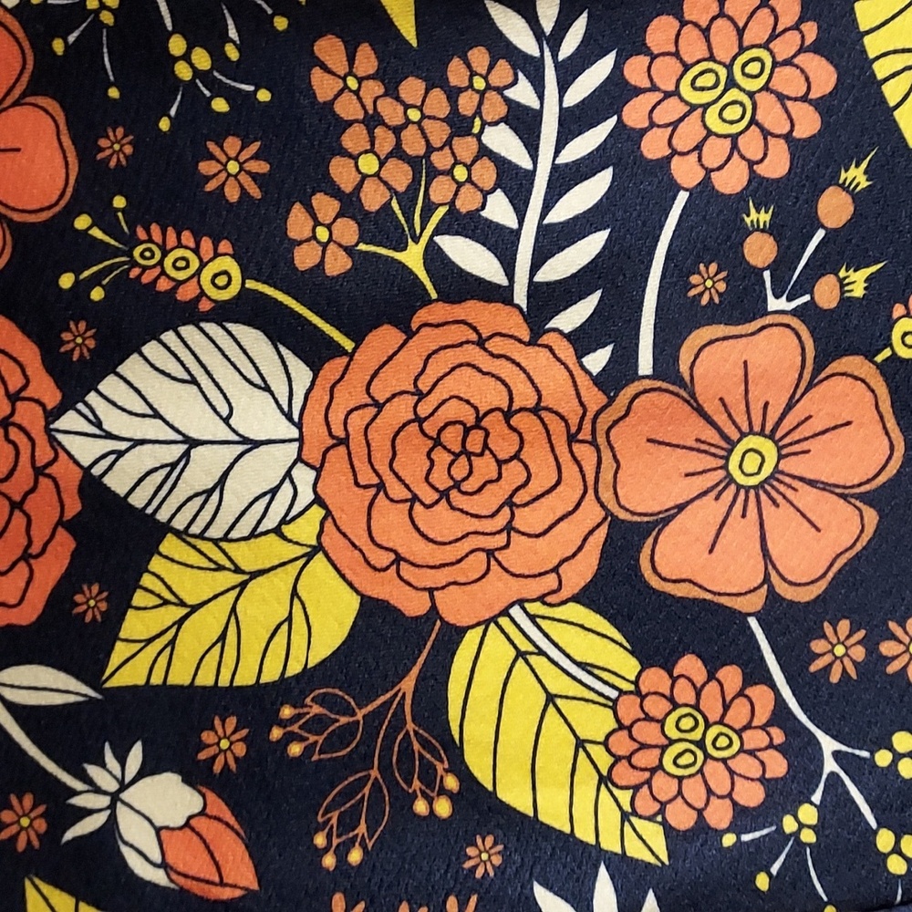 Unique Vintage Smak Parlour Retro Multicolored Floral Bow Collar Mini Dress L - Picture 4 of 8